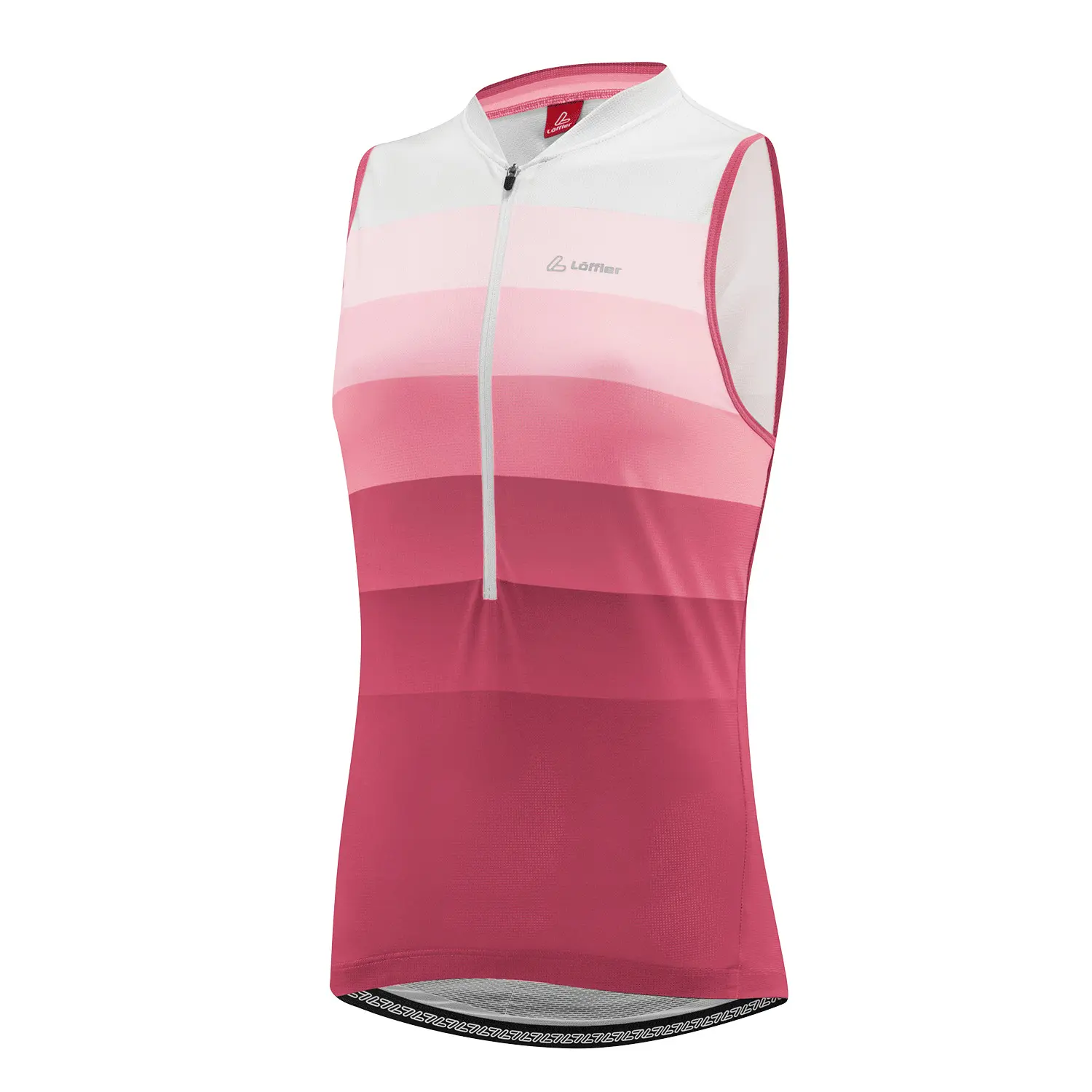 Velo Store - UK Women's half-zip sleeveless jersey Löffler Rainbow | Extra 10% off with Subscription, Postage £16.79 to UK Fedex.