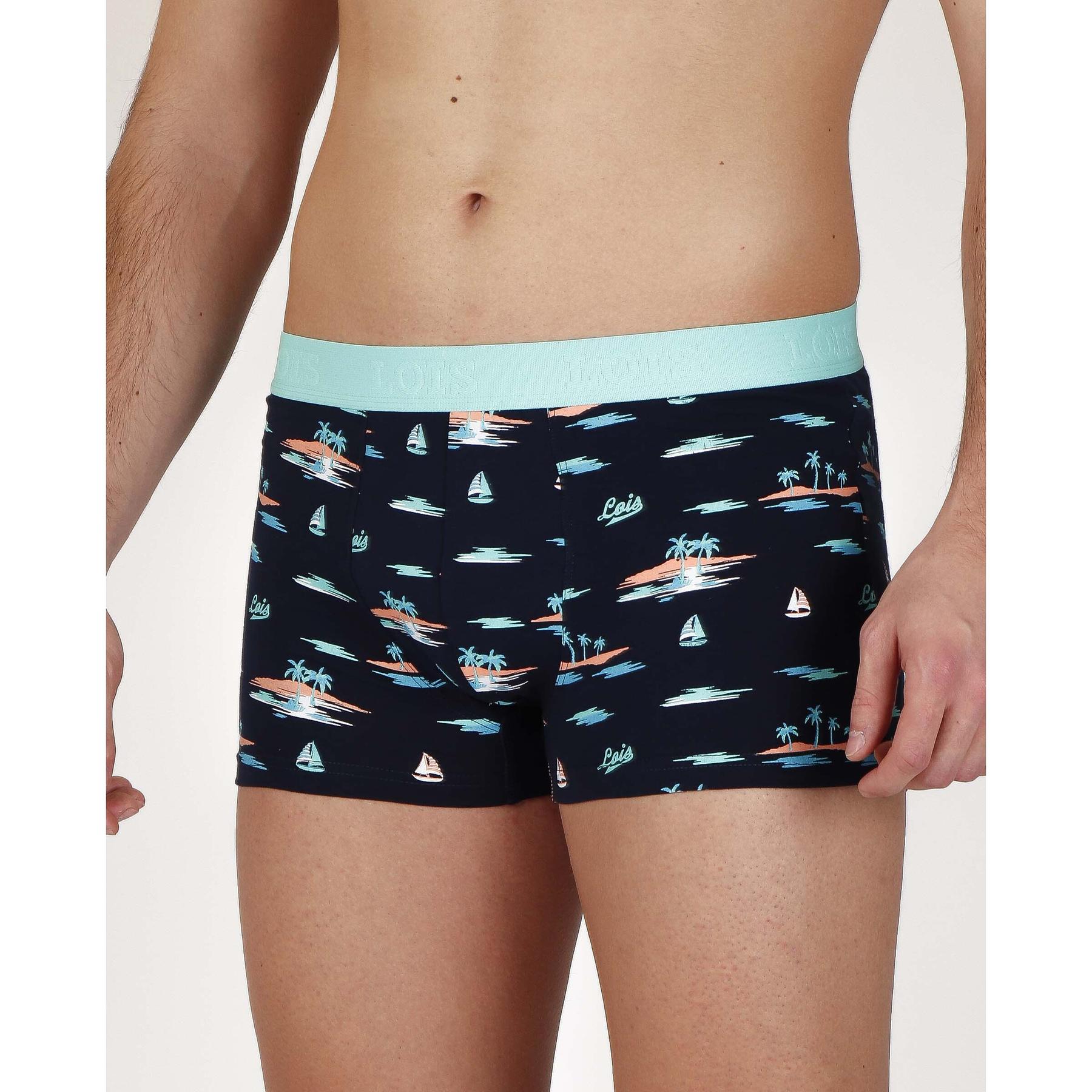 8433623601156 - Elastische Baumwollboxer Hawaii (x2)