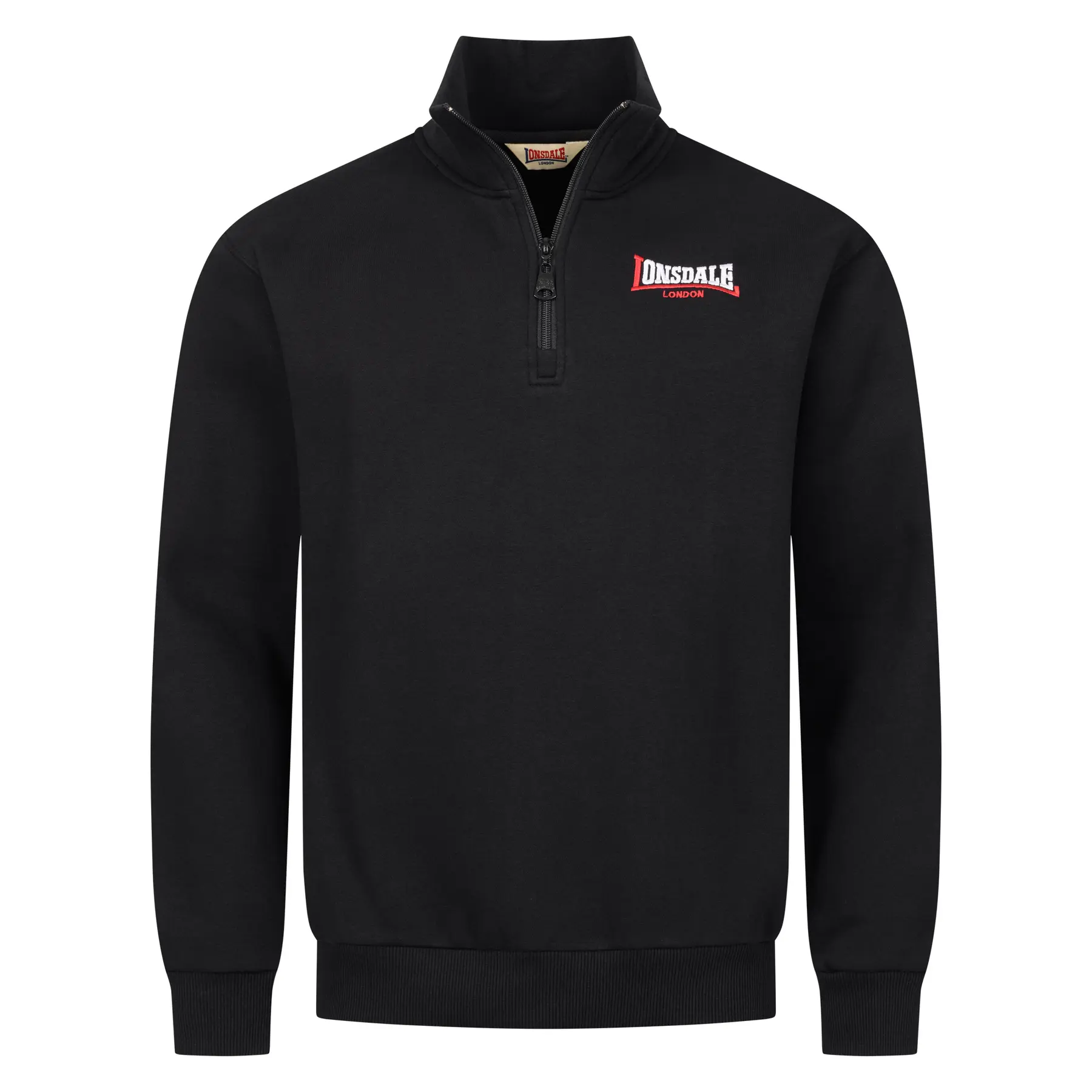 4255581587792 - Herren Sweatshirt mit Viertelreißverschluss normale Passform GRYFFIDAM