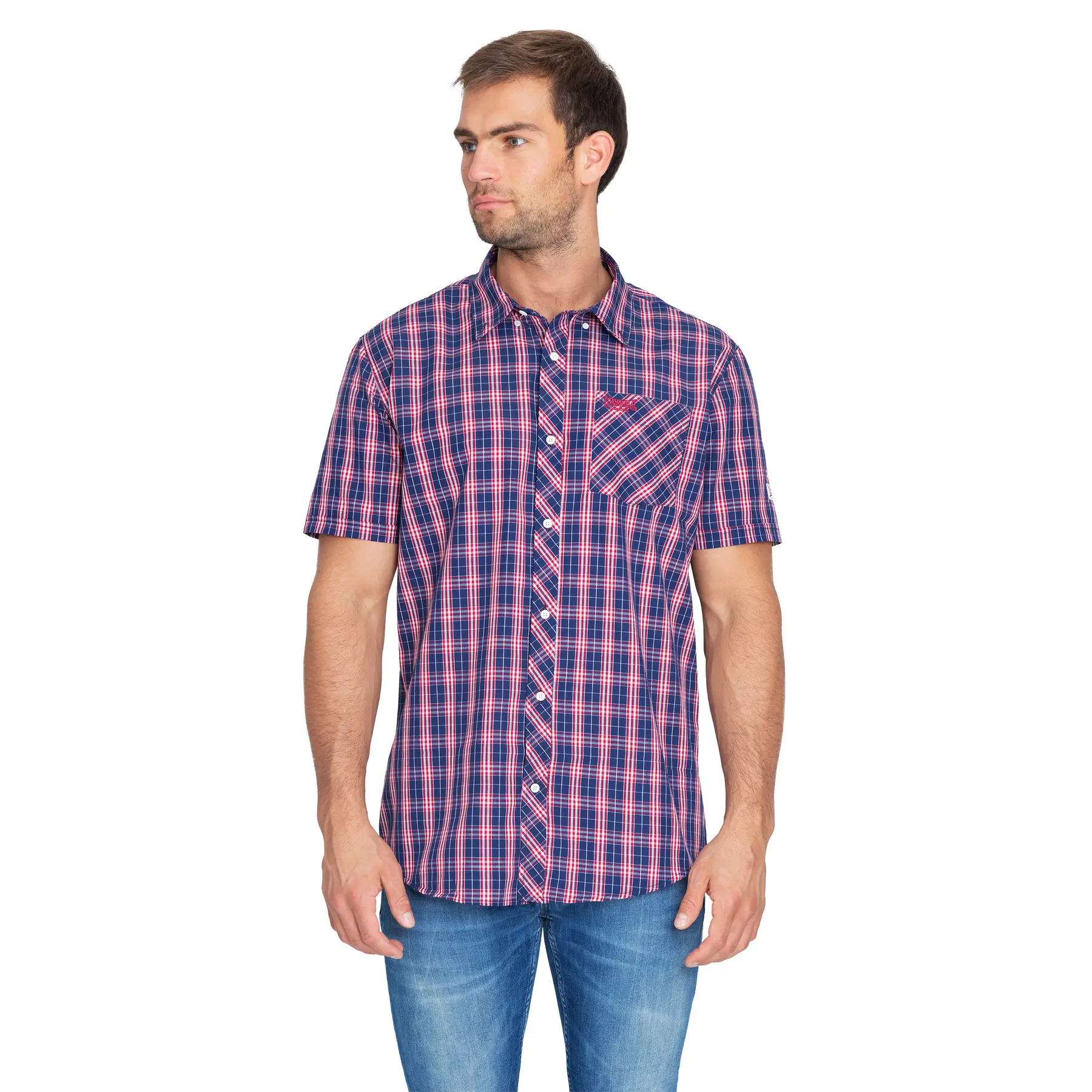 4250819158072 - Herren Kurzarmhemd schmale Passform BRIXWORTH