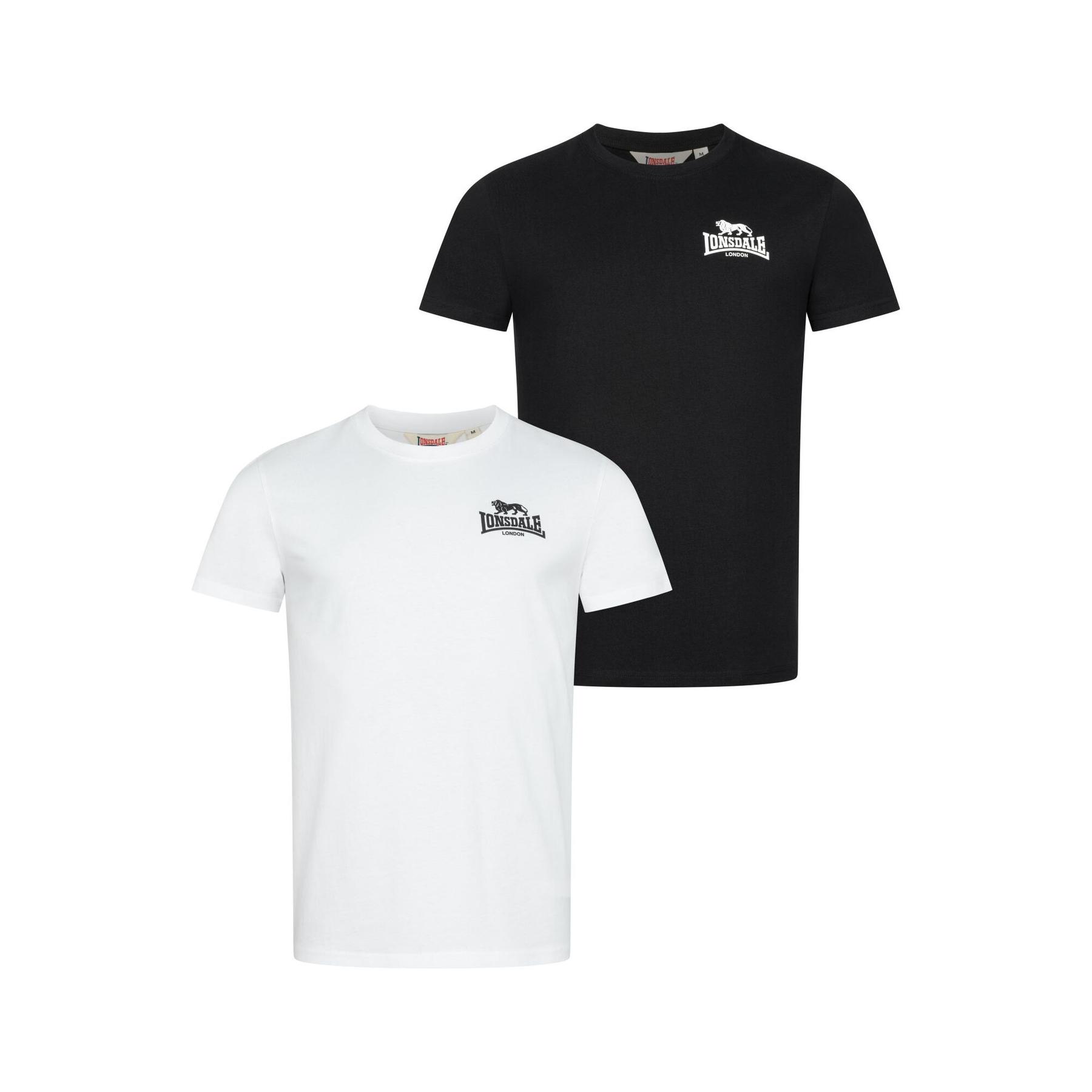 4255581510844 - Herren T-Shirt normale Passform Doppelpack BLAIRMORE
