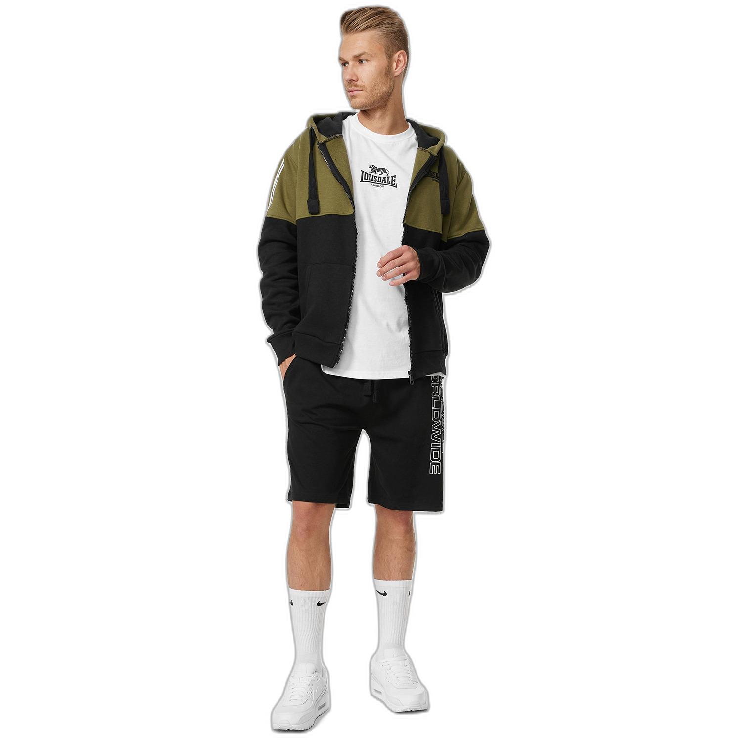 4251522396010 - Herren Kapuzensweatjacke mit Reißverschluss normale Passform LUCKLAWHILL