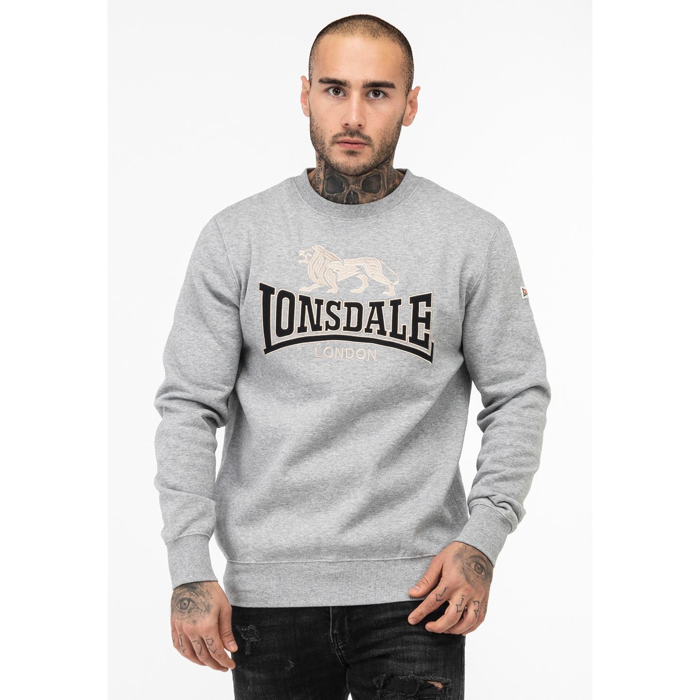 4255581527644 - Sweatshirt mit Rundhalsausschnitt klassisch geschnitten Lawins