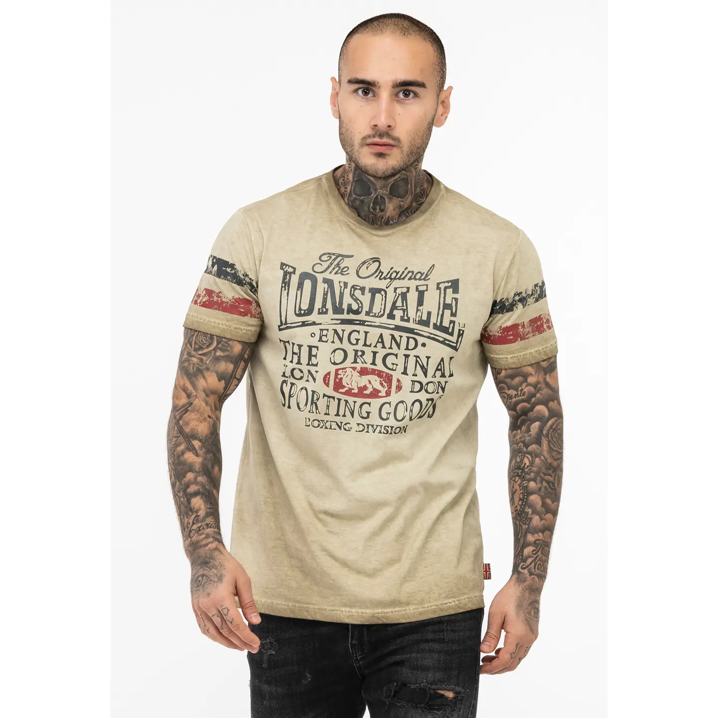 T-Shirt in regulärer Passform Lonsdale Skeld