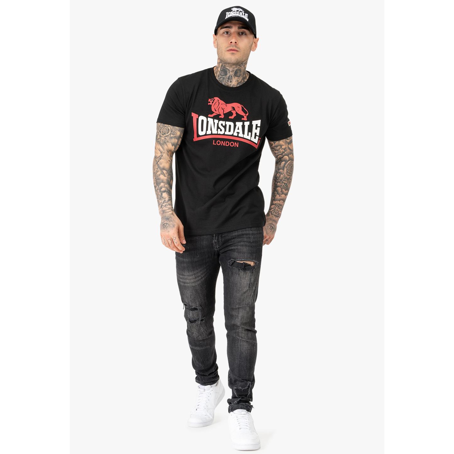 4255581535083 - Herren T-Shirt normale Passform LION TWO TONE