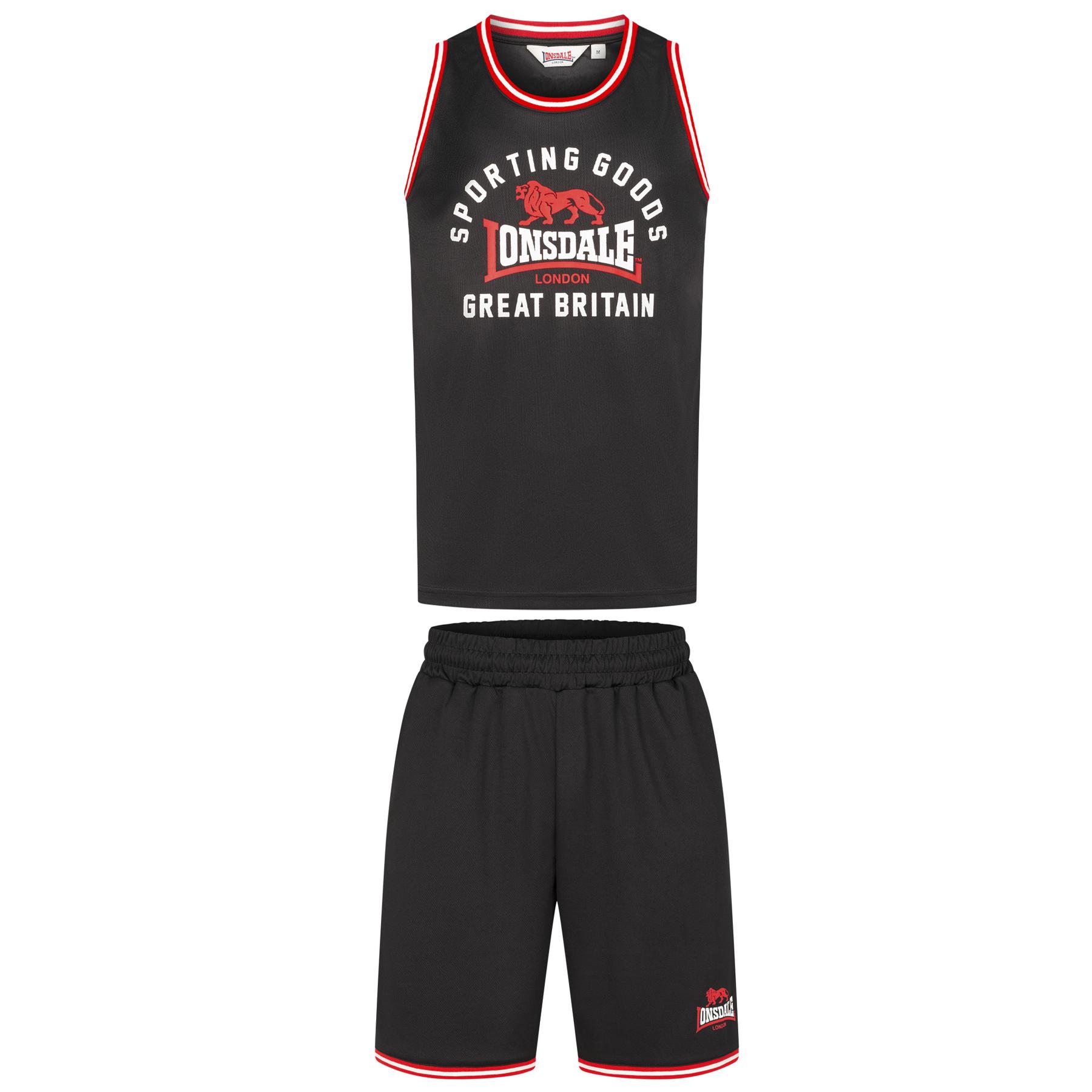 4255581563376 - Herren Singlet & Shorts Set normale Passform PEWSEY