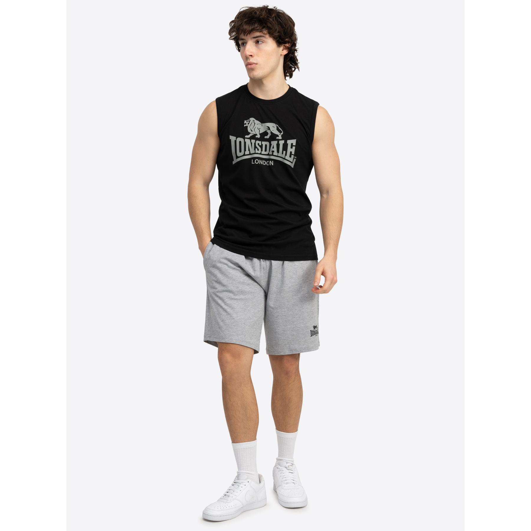 4255581576703 - Herren ärmelloses T-Shirt & Shorts Set normale Passform CLAREMORRIS
