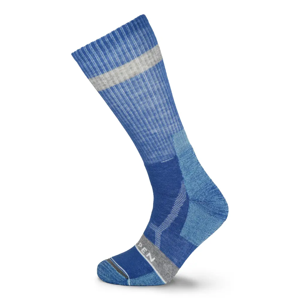 Lorpen Women's Bleu Merino Wool Socks Midweight Crew