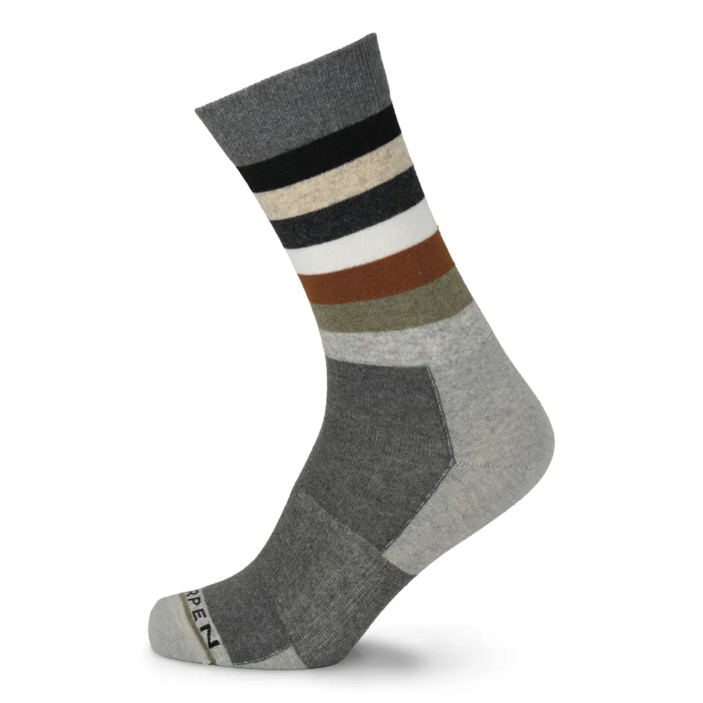 Socken aus Merinowolle Lorpen Lifestyle Stripe Crew
