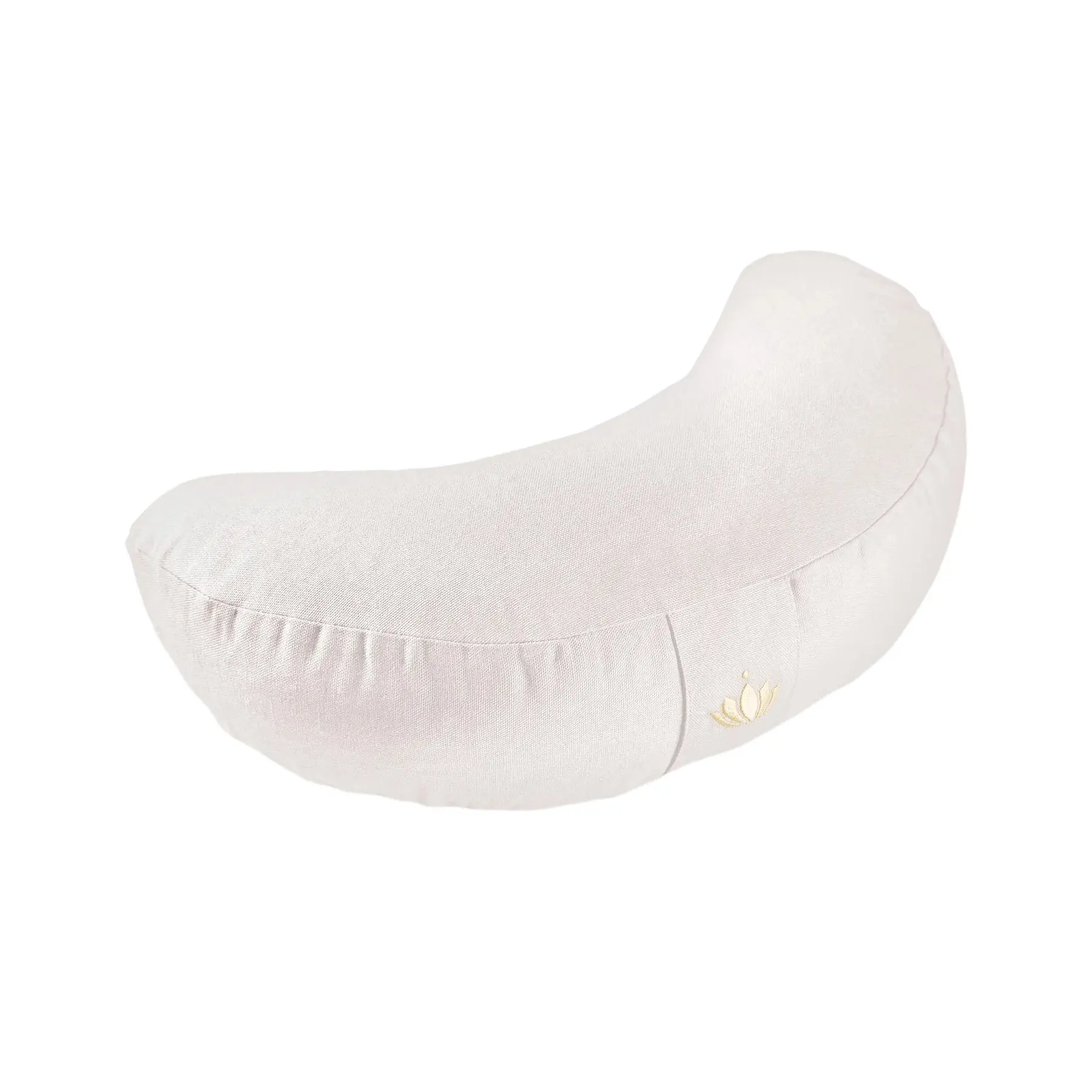 Lotuscrafts Unisex Blanc Croissant-Shaped Cushion Cover