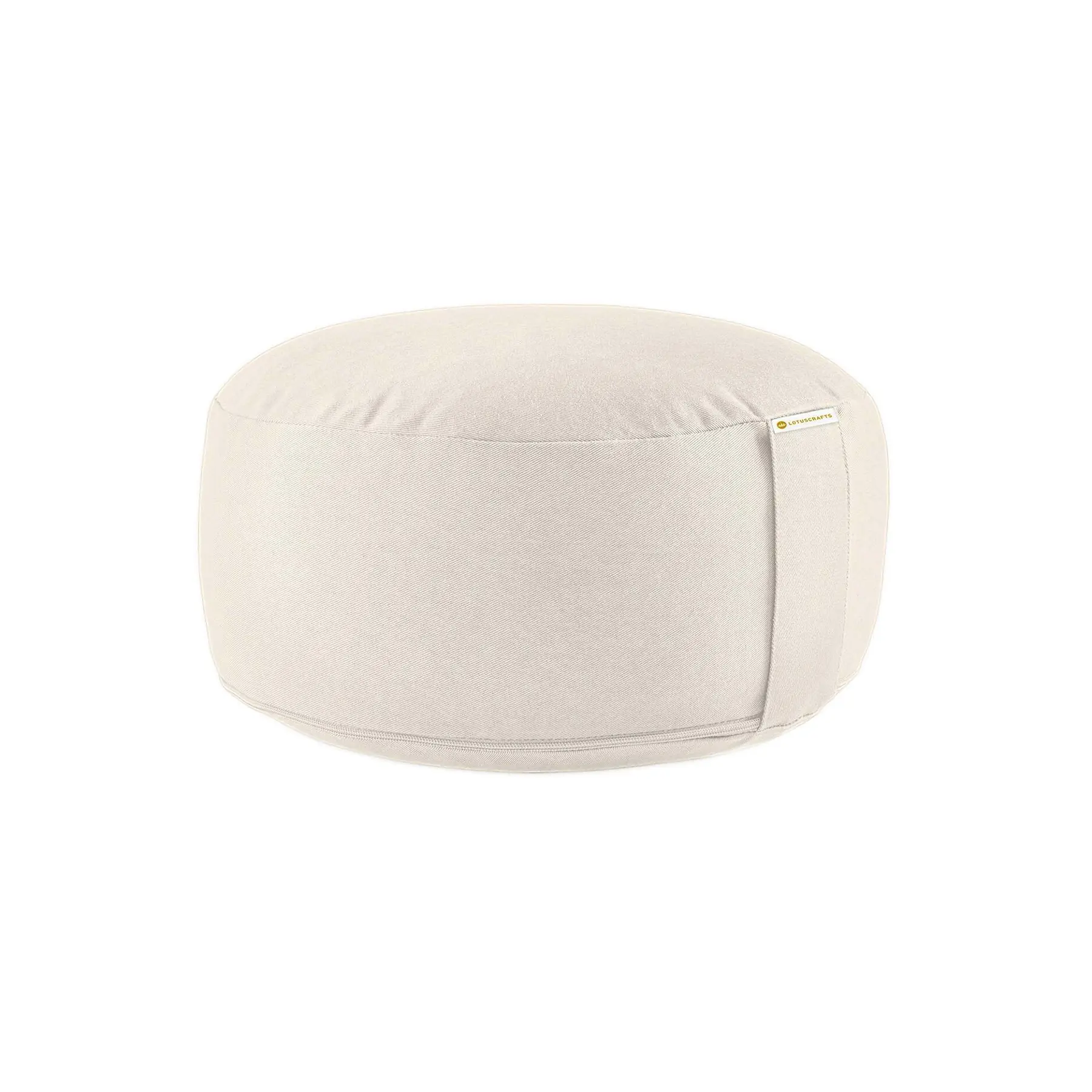 Lotuscrafts Unisex Blanc Yoga Cushion Without Embroidery