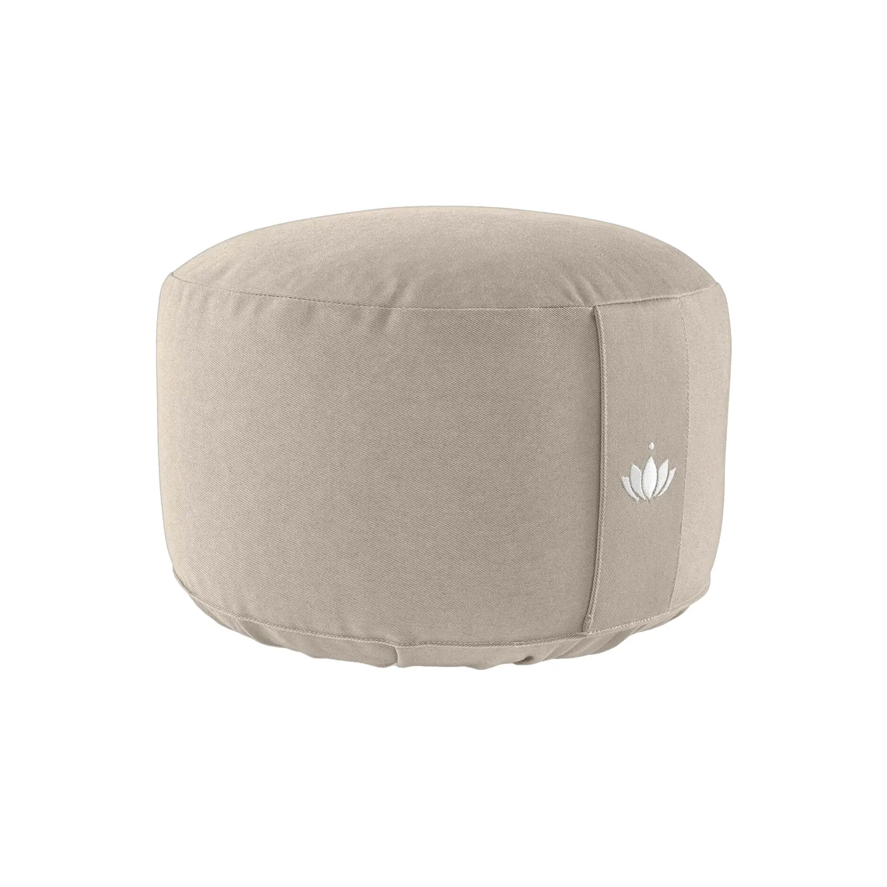 Lotuscrafts Unisex Beige High Cushion Cover