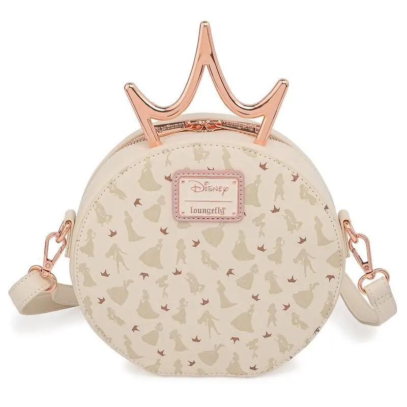 0671803378261 - Schultertasche für Mädchen Disney Princess Metal Crown Ultimate