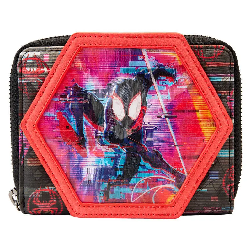 0671803441859 - Lentikular-Geldbörse Mädchen Marvel Spiderman Across the Spider-Verse
