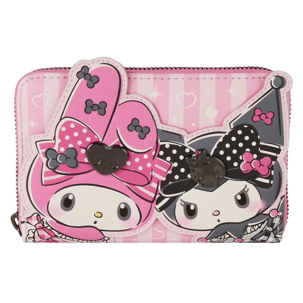 0671803555037 - Loungefly - My Melody & Kuromi Geldbörse multicolor