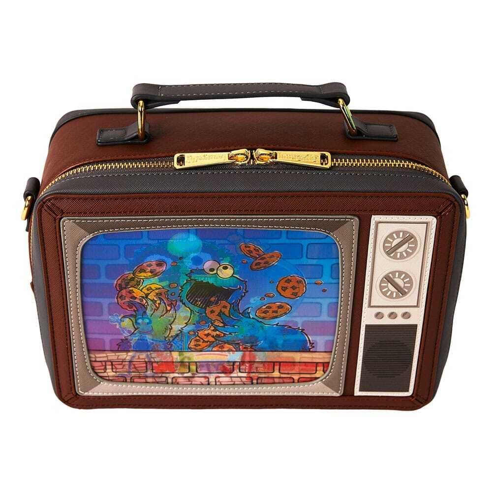 0671803536548 - Loungefly - Lenticular Retro TV Umhängetasche multicolor