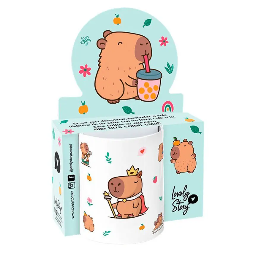 Mug Lovely Story Capibara Majesty
