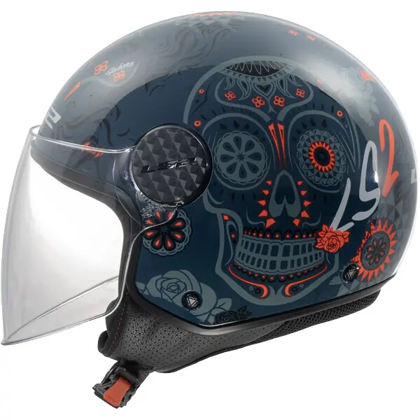 Jet-Motorradhelm LS2 OF558 Sphere Ii Maxca