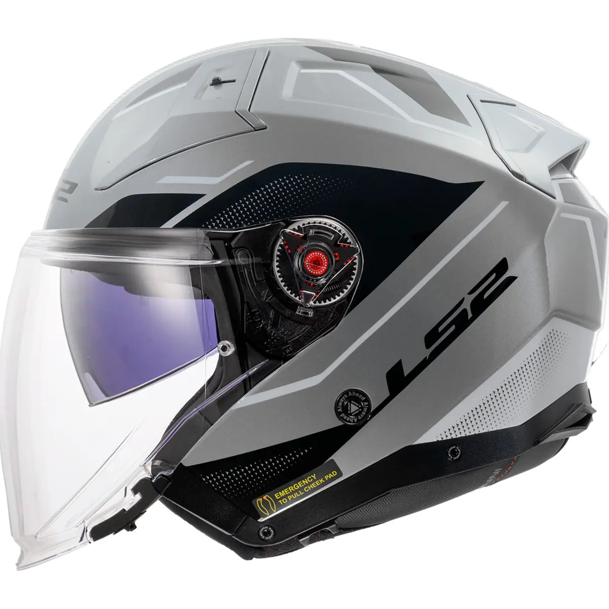 Jet-Motorradhelm LS2 OF603 Infinity II Veyron