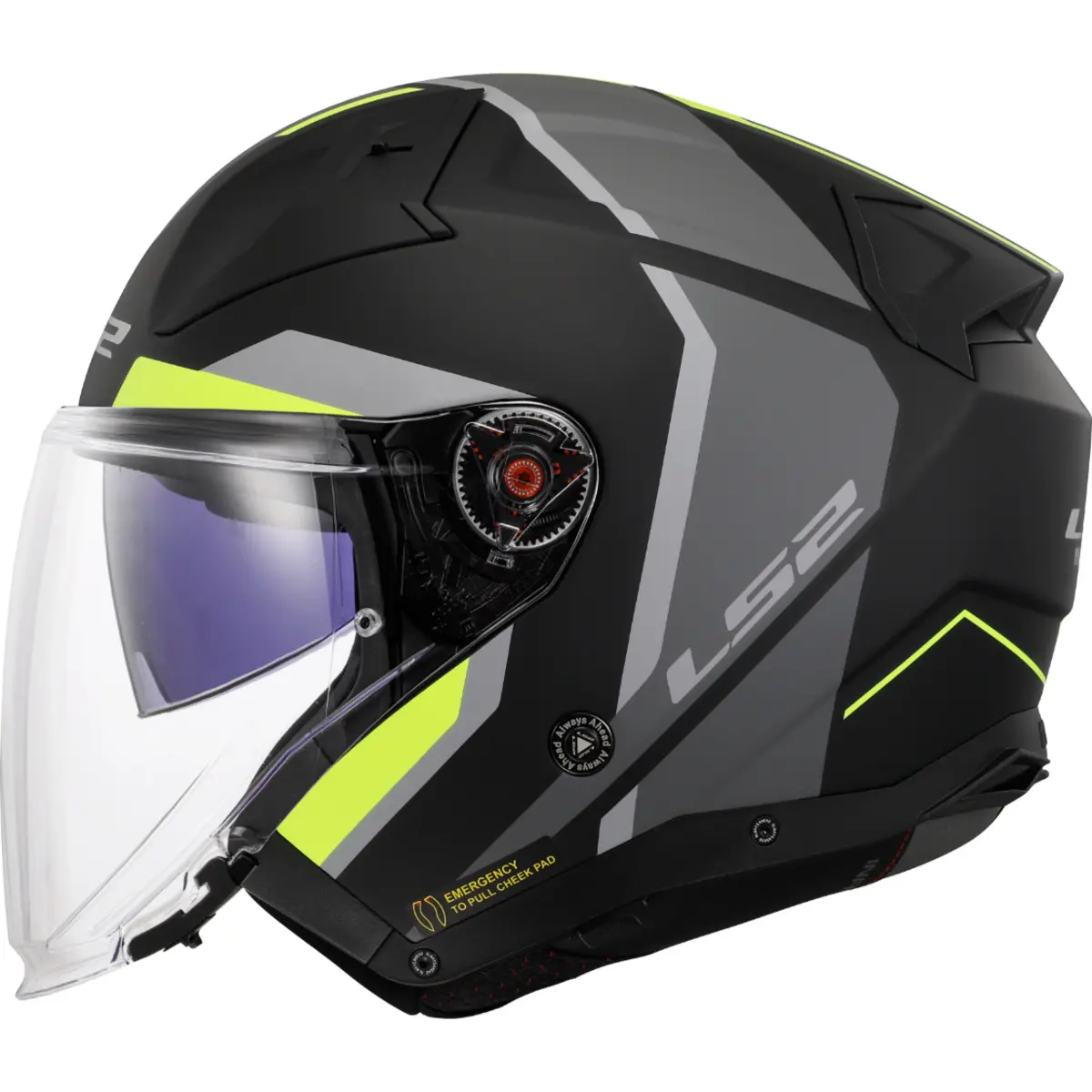 Jet-Motorradhelm LS2 OF603 Infinity II Focus