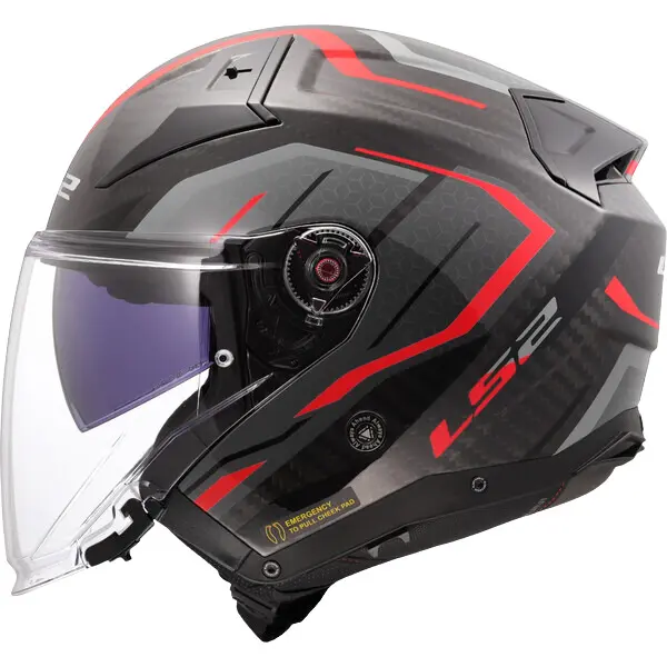 Jet-Motorradhelm LS2 OF603 Infinity II C Urus