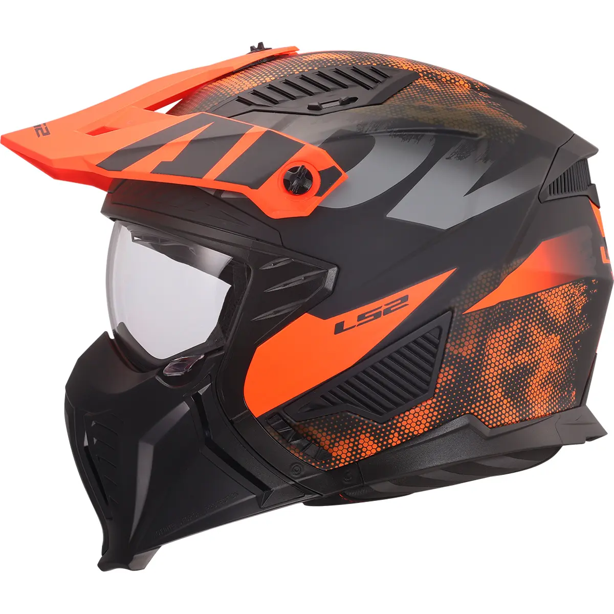 Motorrad Trialhelm LS2 OF606 Drifter Gas