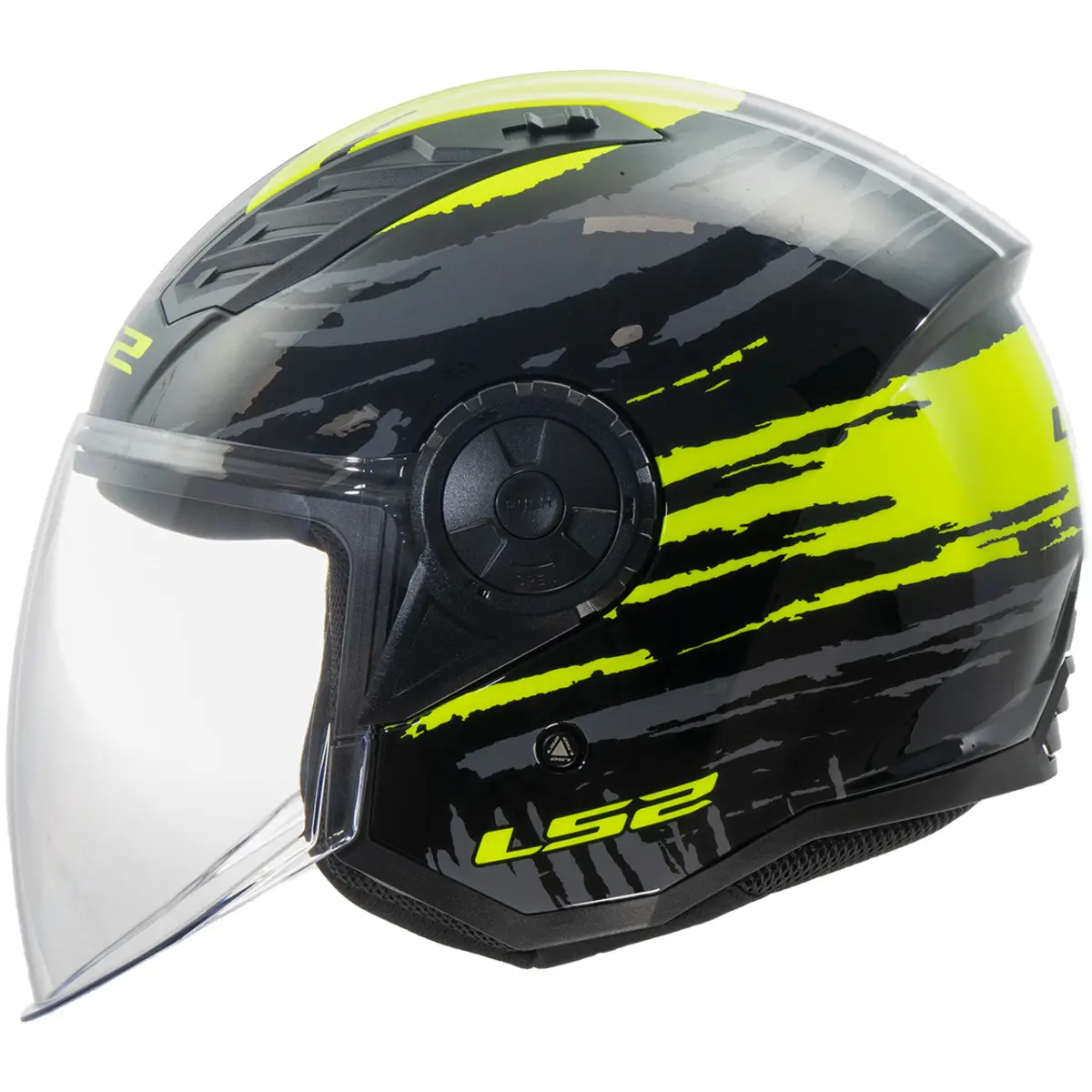 Jet-Motorradhelm LS2 OF616 Airflow Ii Brush