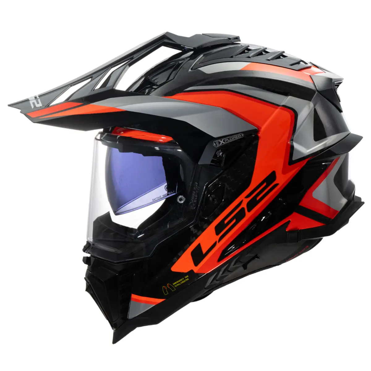 Motorrad-Integralhelm LS2 MX701 Explorer C Frontier II