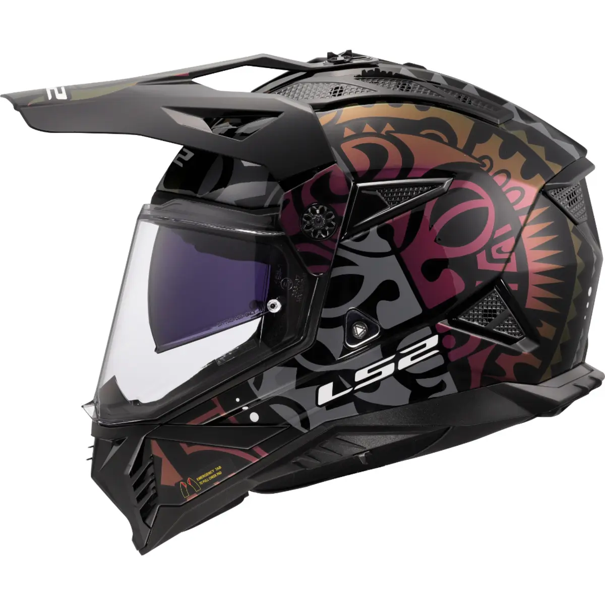 Motorrad-Integralhelm LS2 MX702 Pioneer II Rangi
