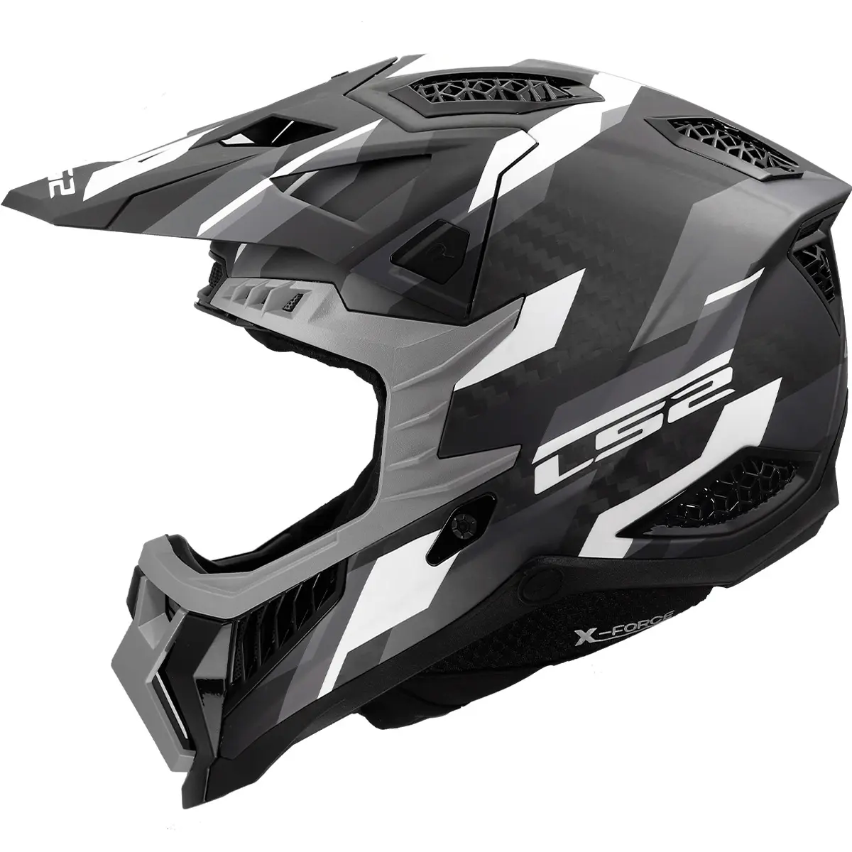 Motorrad-Cross-Helm LS2 MX703 X-Force Phantom