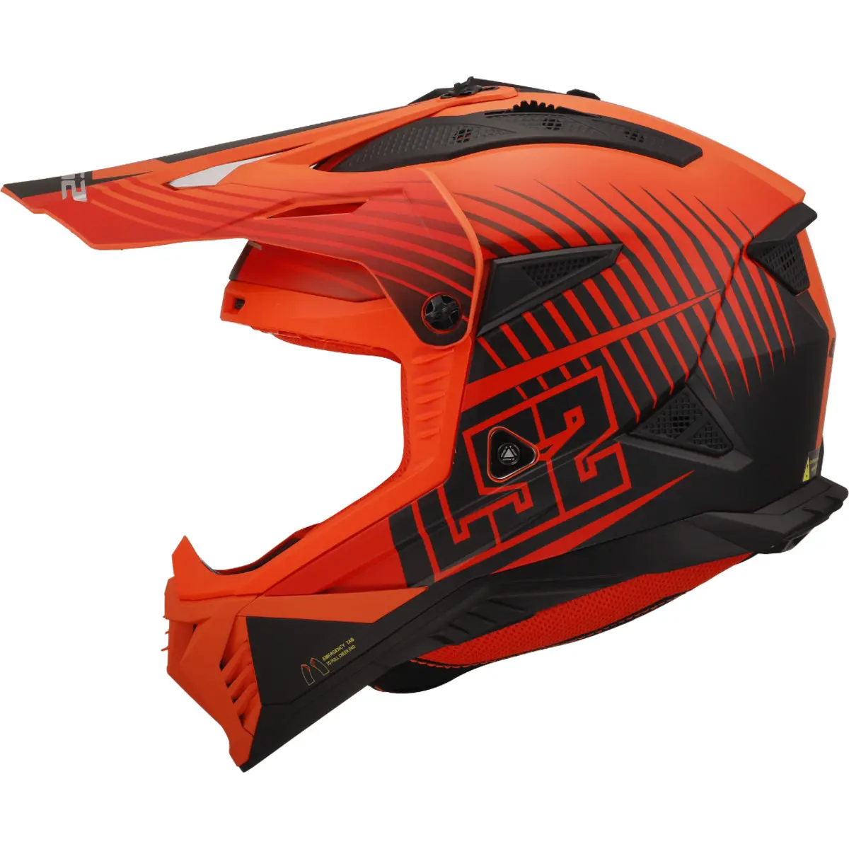 Motorrad-Cross-Helm LS2 MX708 Fast II Duck