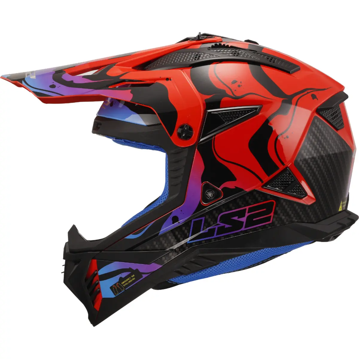 Motorrad-Cross-Helm LS2 MX708 Fast Ii Wash
