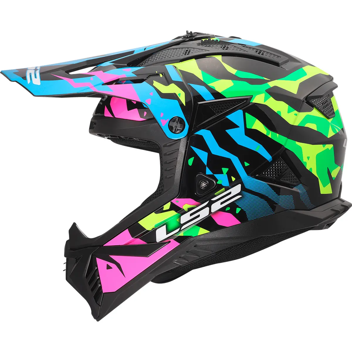 Motorrad-Cross-Helm LS2 MX708 Fast II Grotesk