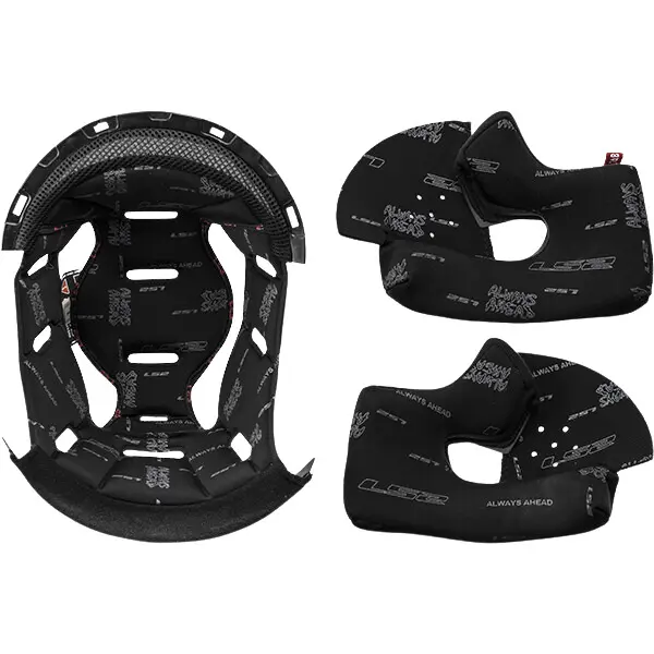 Schaumstoff für Motorradhelm LS2 FF390/FF397 Evo