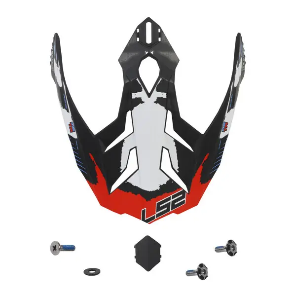 Ersatzvisier für Cross-Motorradhelm LS2 MX701 Extend