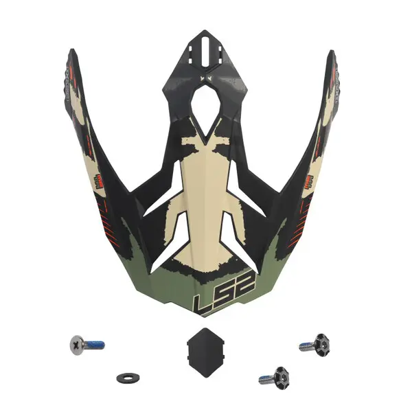 Ersatzvisier für Cross-Motorradhelm LS2 MX701 Extend