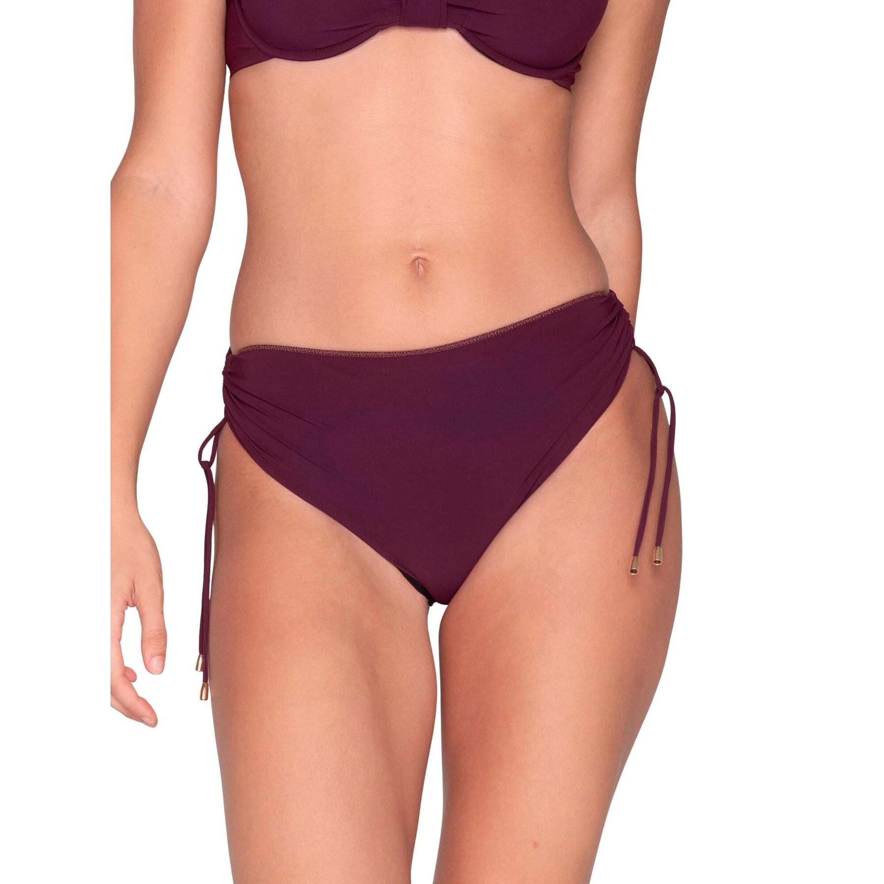 Costume da bagno donna con bordi arricciati ai lati  Blue Sense