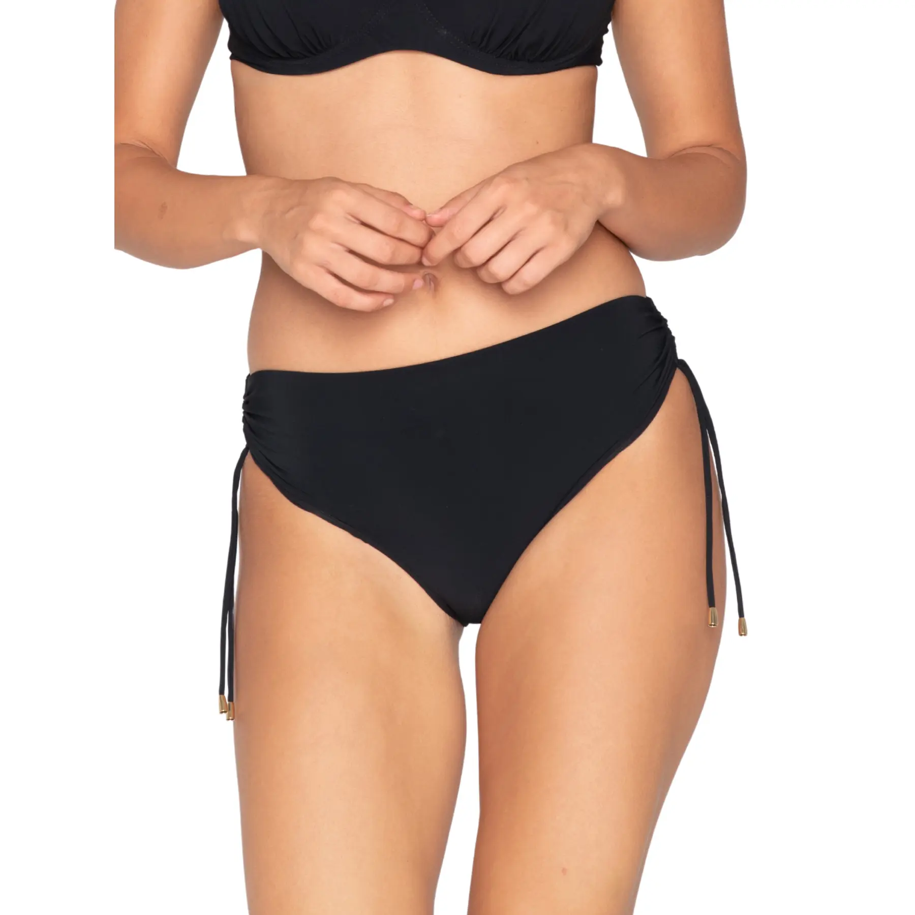 Costume da bagno donna con bordi arricciati ai lati  Blue Sense