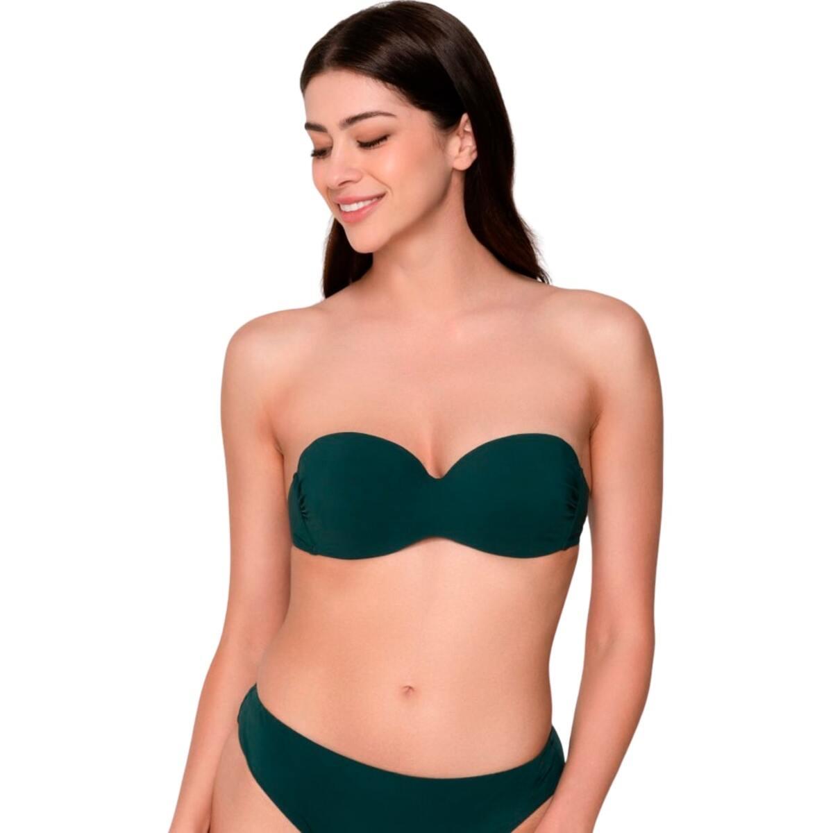 Reggiseno da bagno a fascia preformato donna  Blue Sense