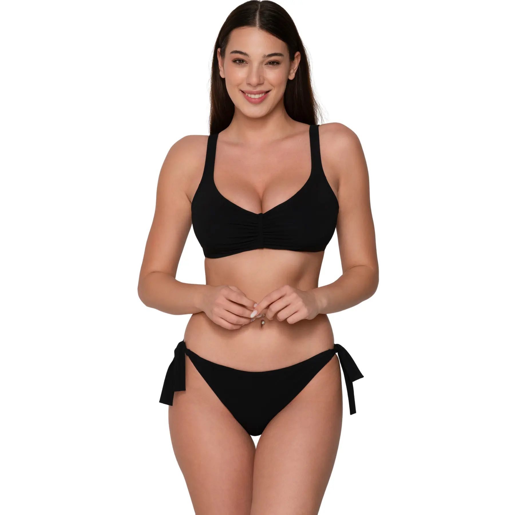Haut di costume da bagno bralette con coppe removibili donna  Blue Sense
