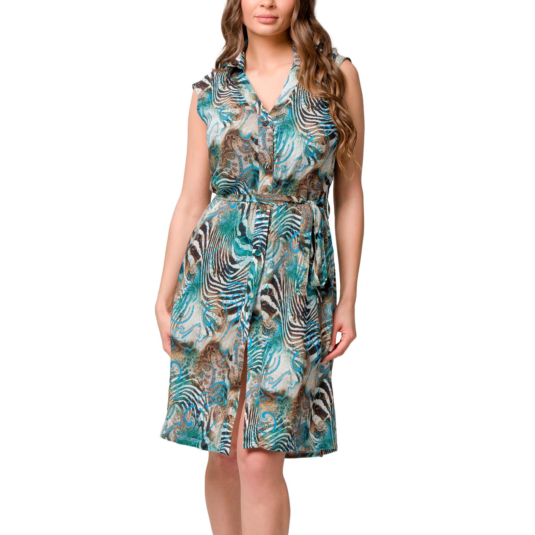 Abito camicia da spiaggia senza maniche donna  Casablanca