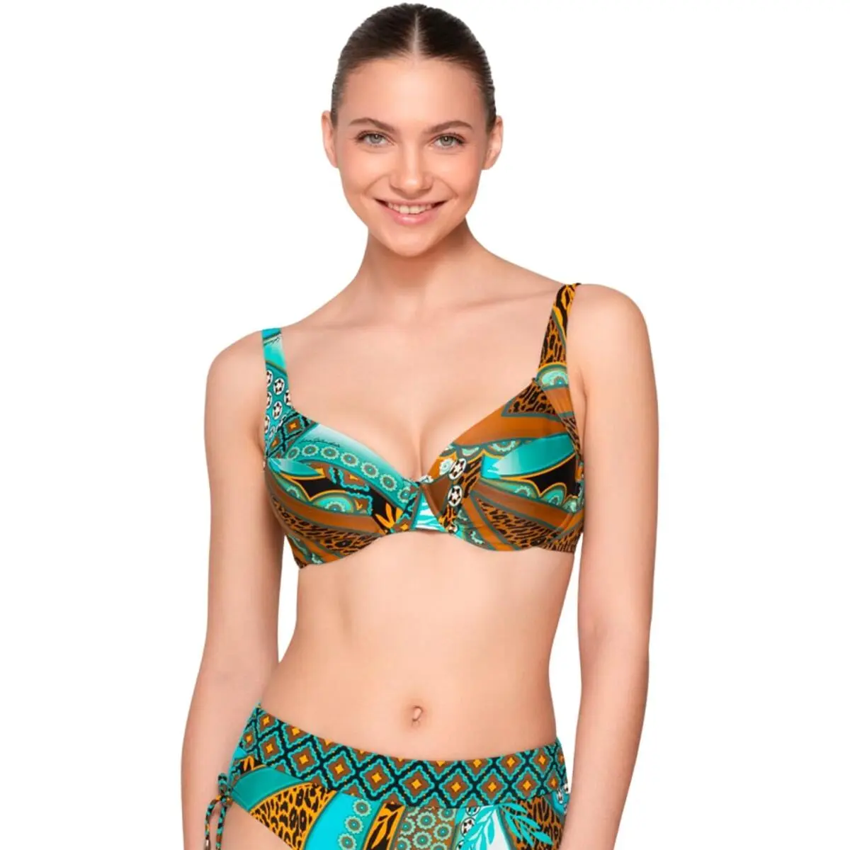 Image of Bügel-Bikini-Oberteil für Frauen ohne Polsterung Luna Jade