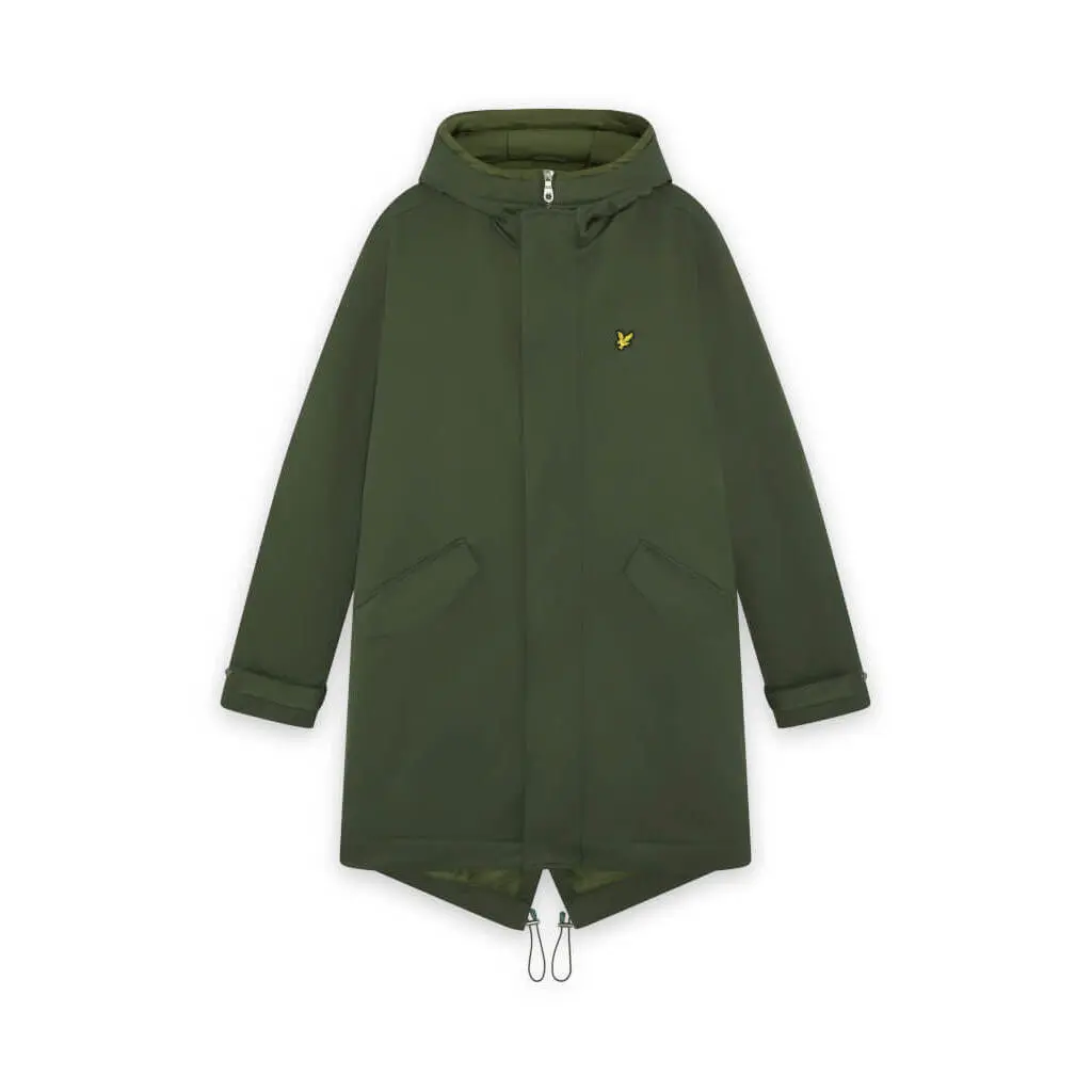 Lyle & Scott Padded fishtail parka - deep depths