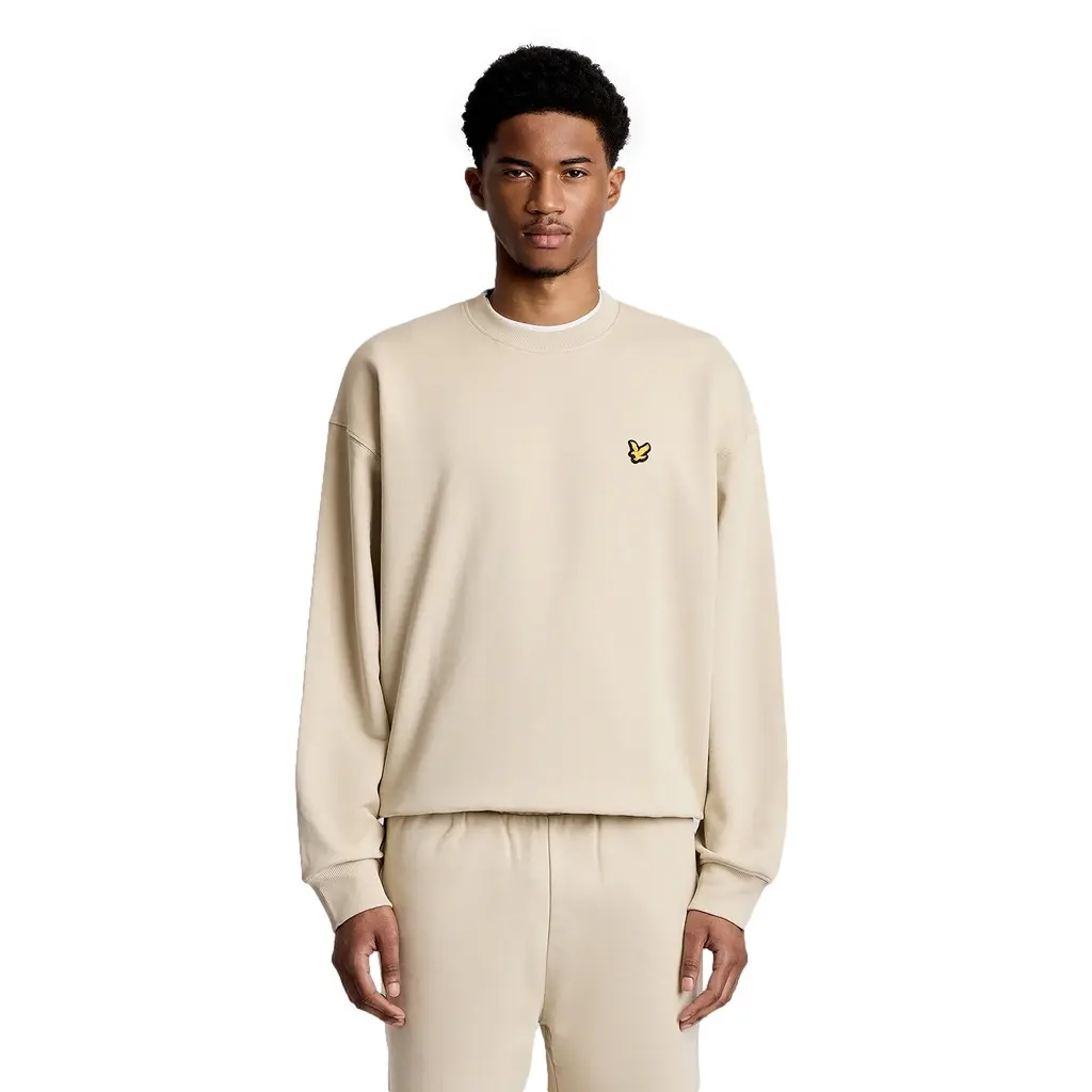 Lyle & Scott Blanc Oversized Sweatshirt
