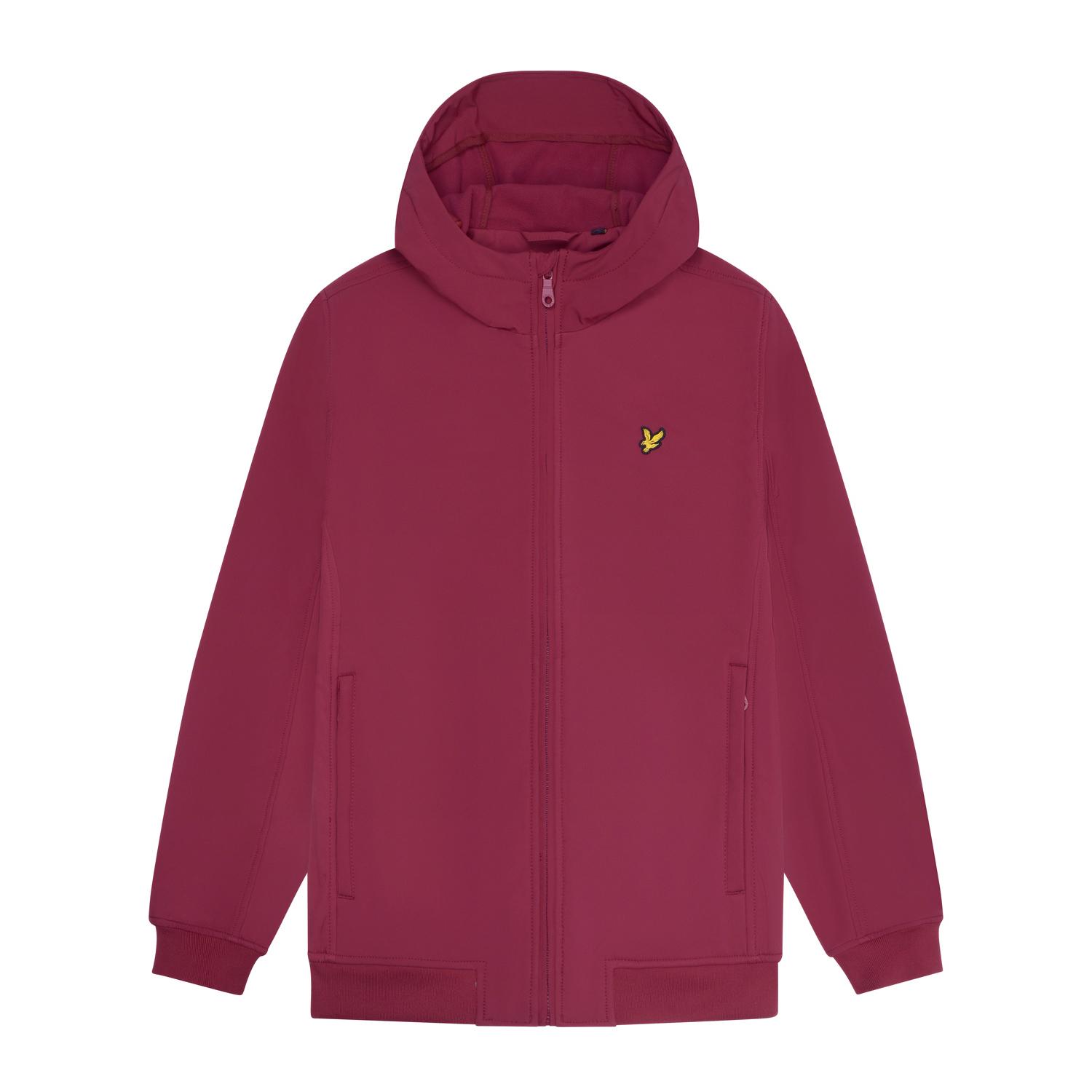 Giacca con cappuccio e schiena in pile