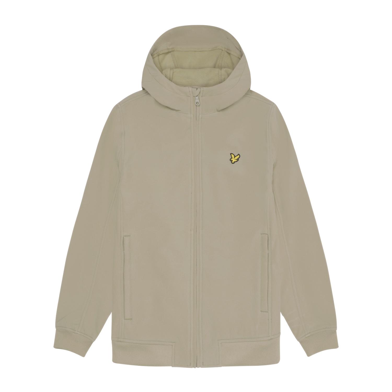 Giacca con cappuccio e schiena in pile