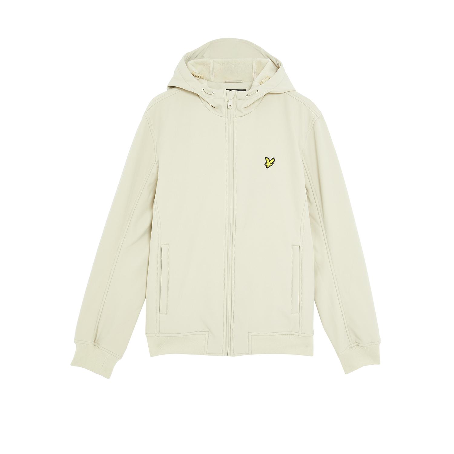 Giacca con cappuccio e schiena in pile