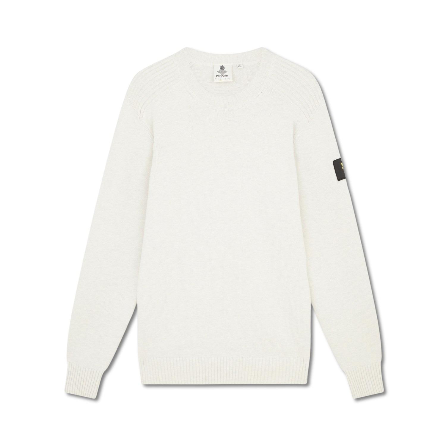 Maglione a girocollo con dettagli sulle spalle