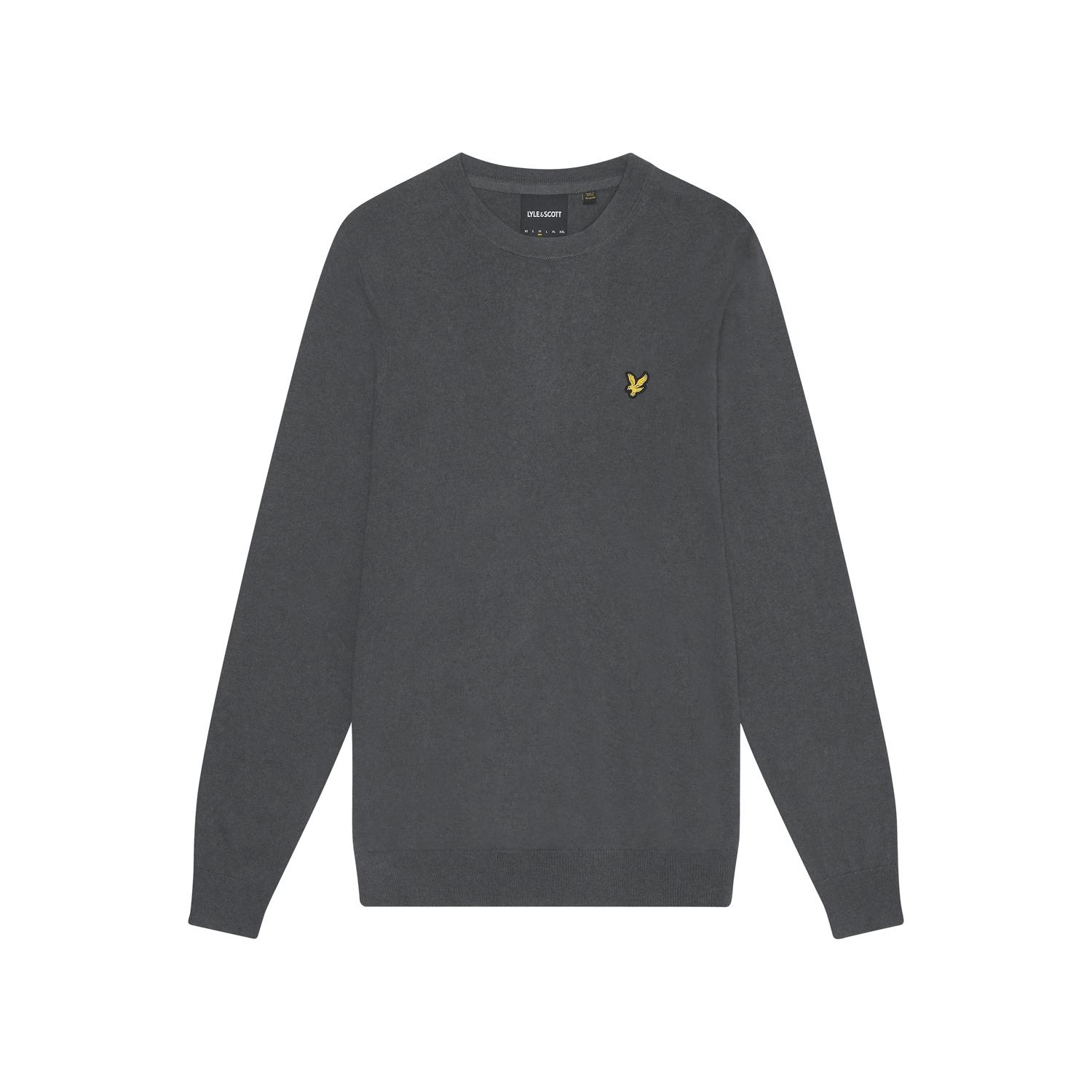 Maglione in cotone e merino