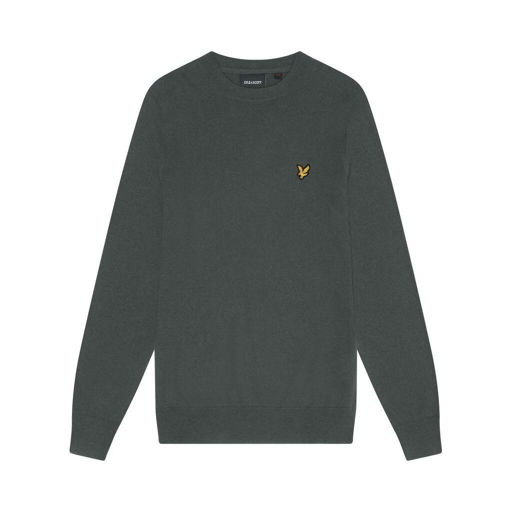 5059775853507 - Rundhalsausschnitt aus Merinowolle Lyle & Scott